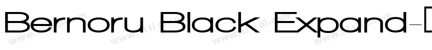 Bernoru Black Expand字体转换